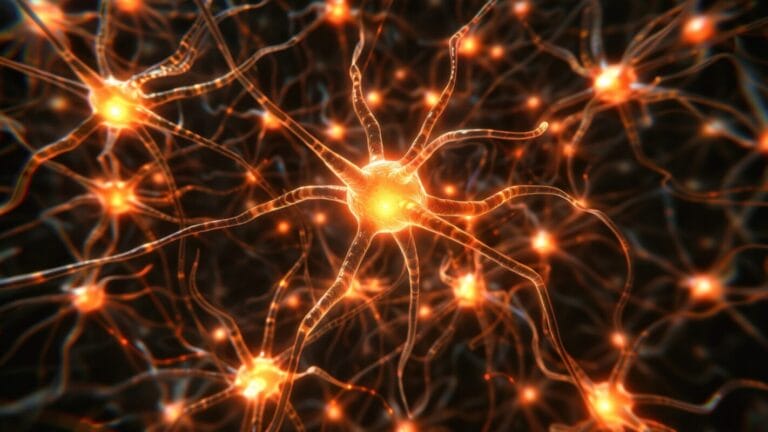 Neurons firing in a trauma response